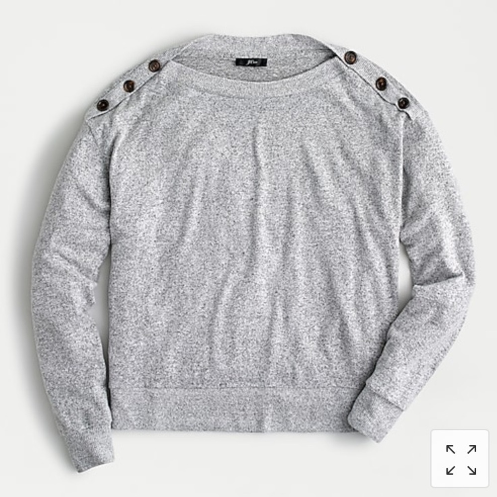 NWOT J. Crew Sweater with button